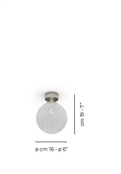 VISTOSI, RINA FLUSH MOUNT, FLUSH MOUNT CEILING LIGHTS