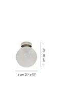 VISTOSI, RINA FLUSH MOUNT, FLUSH MOUNT CEILING LIGHTS
