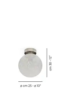 VISTOSI, RINA FLUSH MOUNT, FLUSH MOUNT CEILING LIGHTS