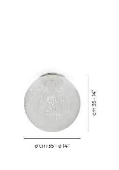 VISTOSI, RINA FLUSH MOUNT, FLUSH MOUNT CEILING LIGHTS
