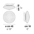 VISTOSI, SPIRIT FLUSH MOUNT, FLUSH MOUNT CEILING LIGHTS