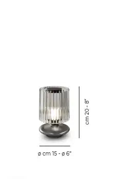 VISTOSI, TREAD TABLE LAMP, TABLE LAMPS