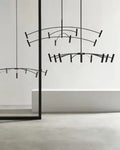 VISUAL COMFORT MODERN, AERIAL CHANDELIER, CHANDELIER LIGHT