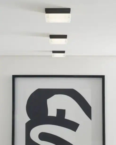 VISUAL COMFORT MODERN, BOXIE FLUSH MOUNT, FLUSH MOUNT CEILING LIGHTS