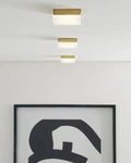 VISUAL COMFORT MODERN, BOXIE FLUSH MOUNT, FLUSH MOUNT CEILING LIGHTS