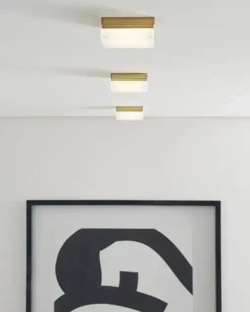 VISUAL COMFORT MODERN, BOXIE FLUSH MOUNT, FLUSH MOUNT CEILING LIGHTS