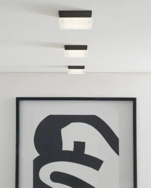 VISUAL COMFORT MODERN, BOXIE FLUSH MOUNT, FLUSH MOUNT CEILING LIGHTS