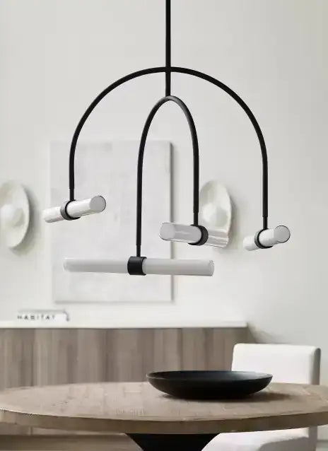 VISUAL COMFORT MODERN, CALUMN CHANDELIER, CHANDELIER LIGHT