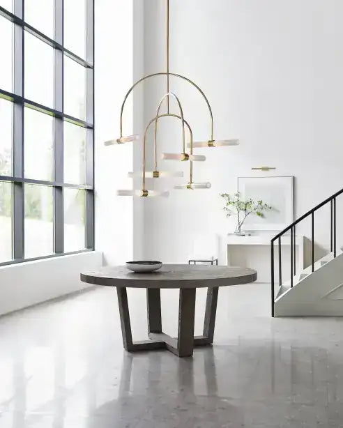 VISUAL COMFORT MODERN, CALUMN CHANDELIER, CHANDELIER LIGHT