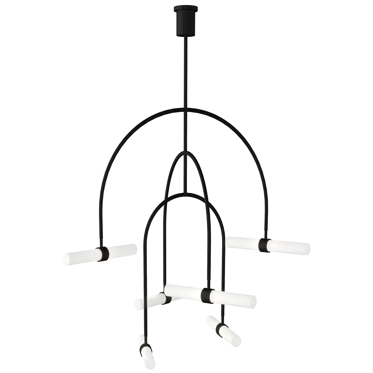 VISUAL COMFORT MODERN, CALUMN CHANDELIER, CHANDELIER LIGHT