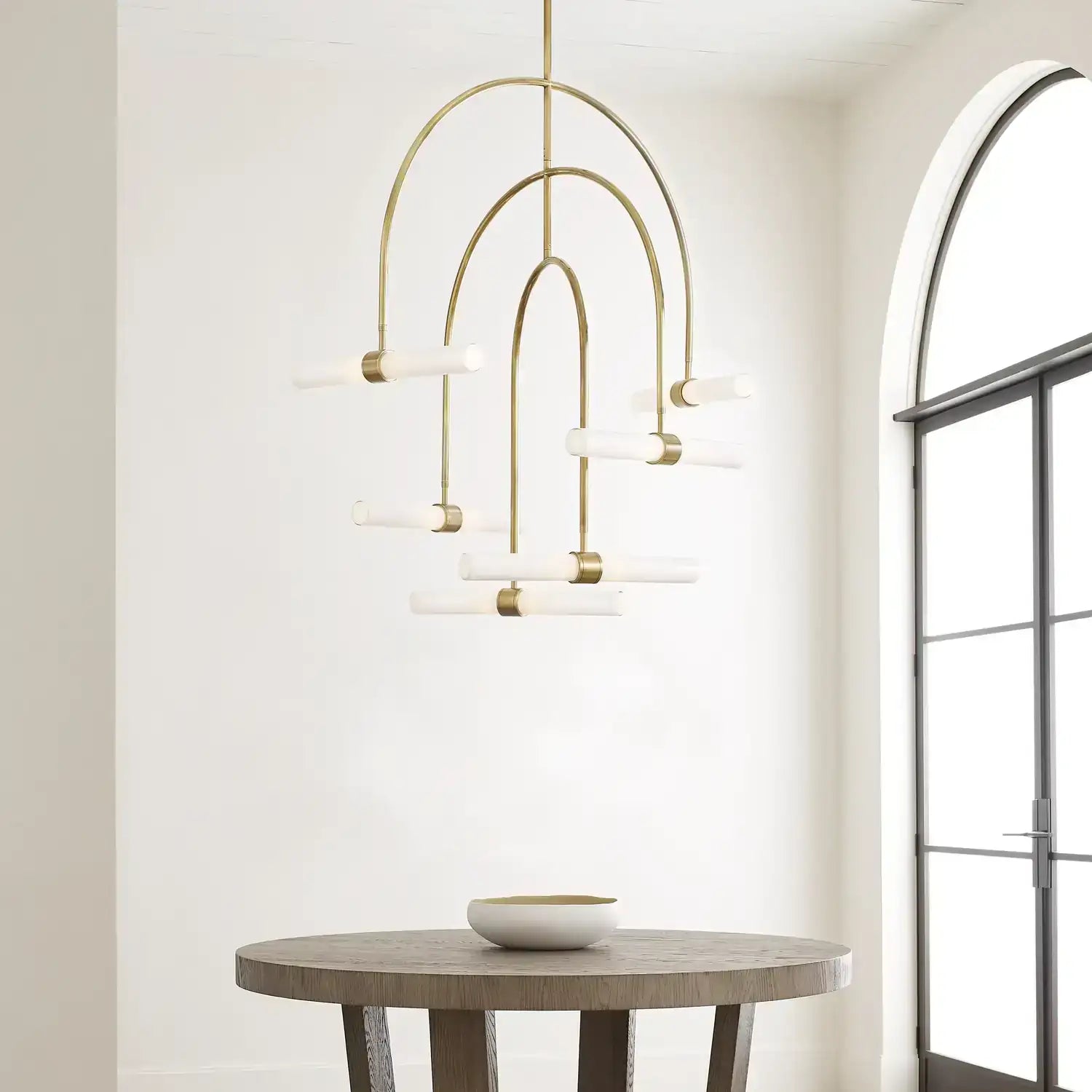 VISUAL COMFORT MODERN, CALUMN CHANDELIER, CHANDELIER LIGHT