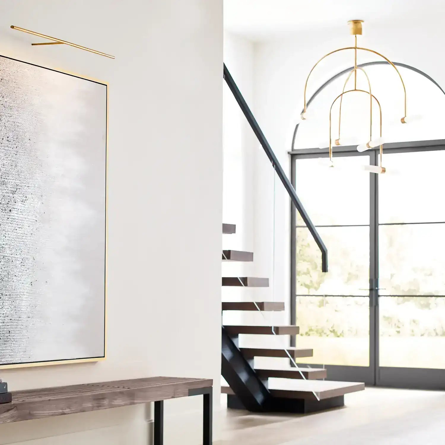 VISUAL COMFORT MODERN, CALUMN CHANDELIER, CHANDELIER LIGHT