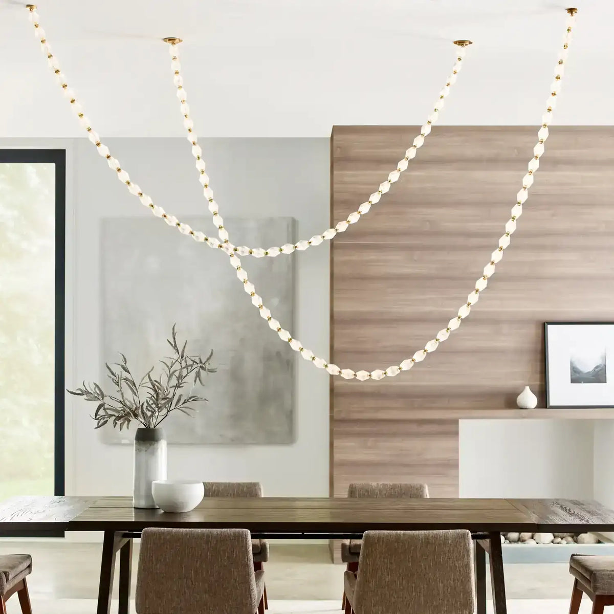 VISUAL COMFORT MODERN, COLLIER CHANDELIER, CHANDELIER LIGHT