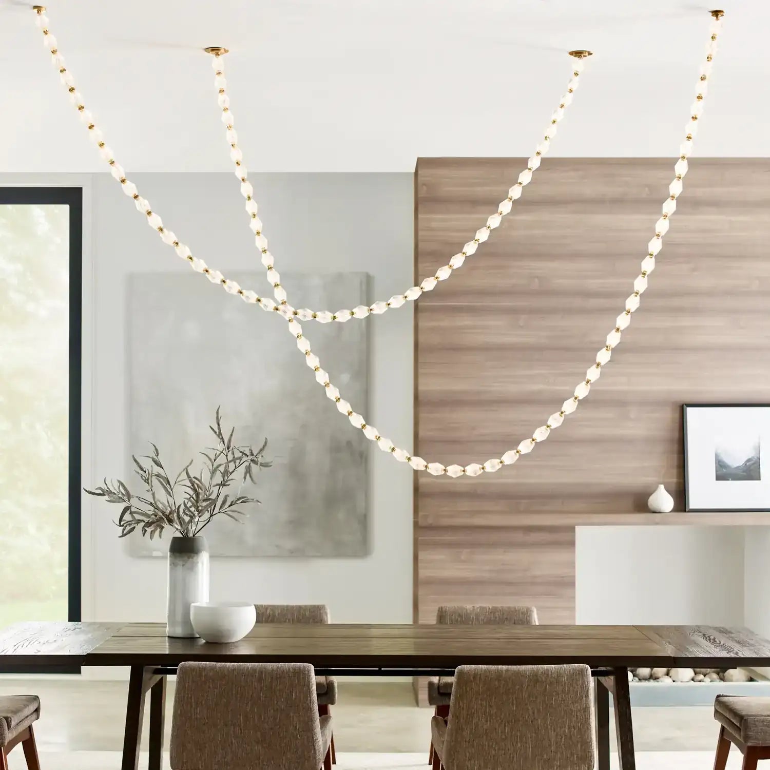 VISUAL COMFORT MODERN, COLLIER CHANDELIER, CHANDELIER LIGHT