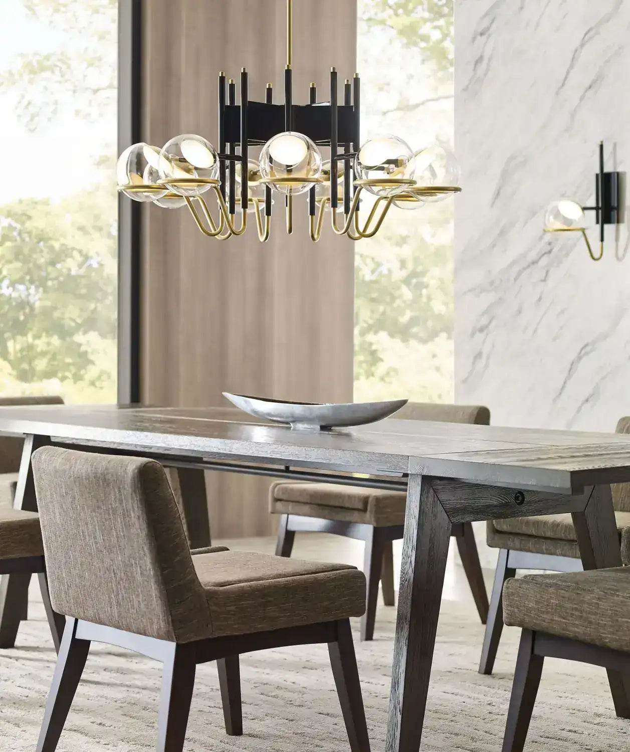 VISUAL COMFORT MODERN, CROSBY CHANDELIER, CHANDELIER LIGHT