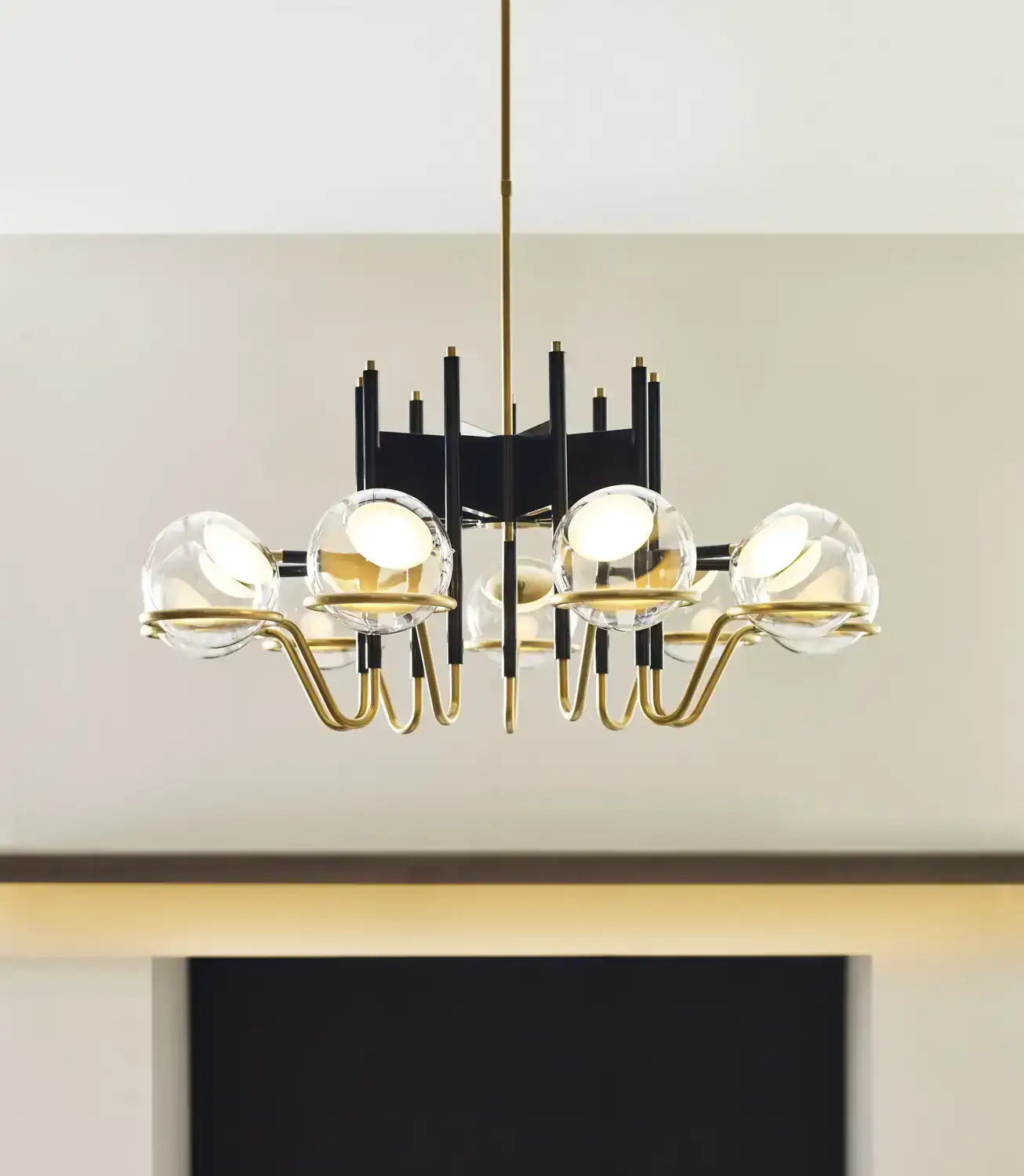 VISUAL COMFORT MODERN, CROSBY CHANDELIER, CHANDELIER LIGHT