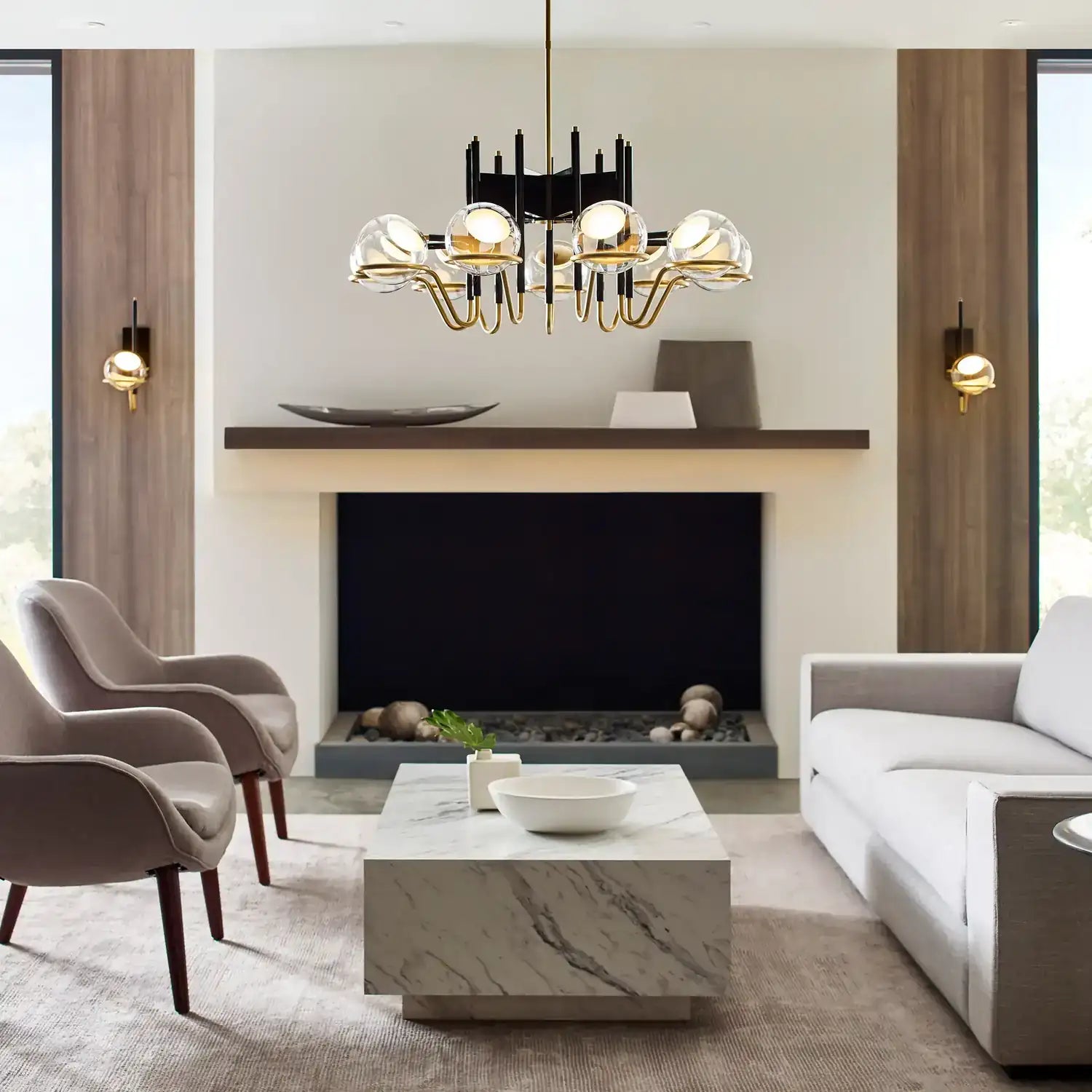 VISUAL COMFORT & CO., CROSBY CHANDELIER, CHANDELIER LIGHT
