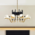 VISUAL COMFORT MODERN, CROSBY CHANDELIER, CHANDELIER LIGHT