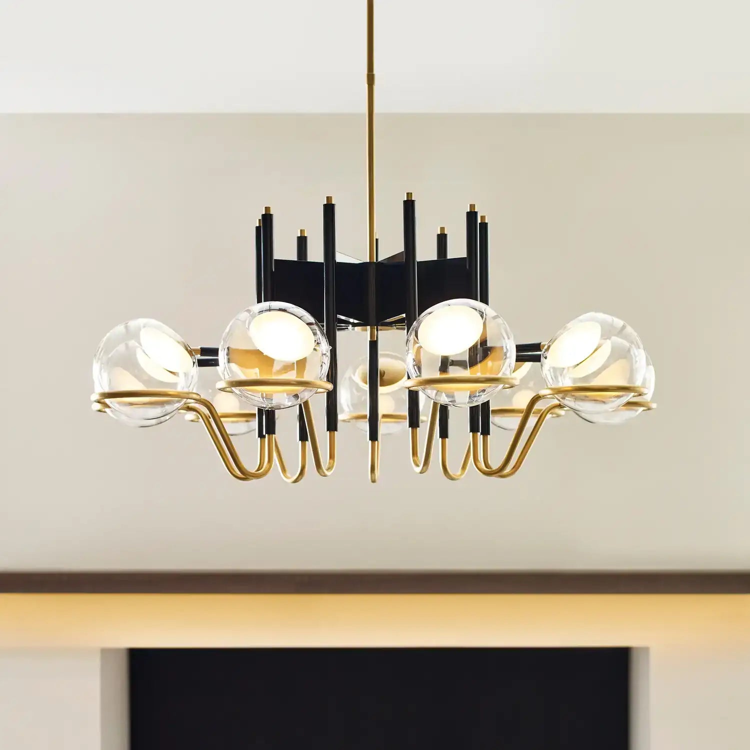 VISUAL COMFORT MODERN, CROSBY CHANDELIER, CHANDELIER LIGHT