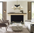 VISUAL COMFORT MODERN, CROSBY CHANDELIER, CHANDELIER LIGHT