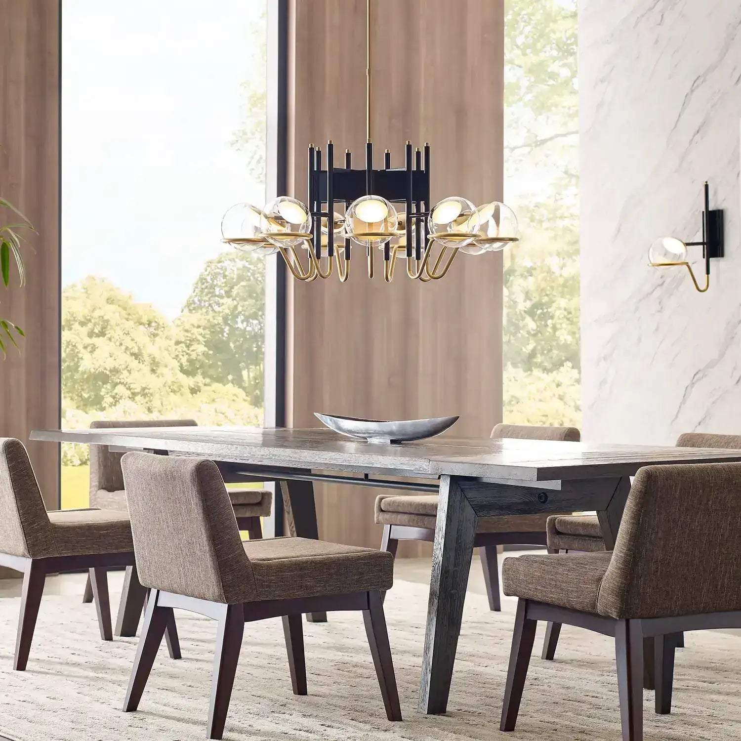 VISUAL COMFORT MODERN, CROSBY CHANDELIER, CHANDELIER LIGHT