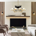 VISUAL COMFORT MODERN, CROSBY CHANDELIER, CHANDELIER LIGHT