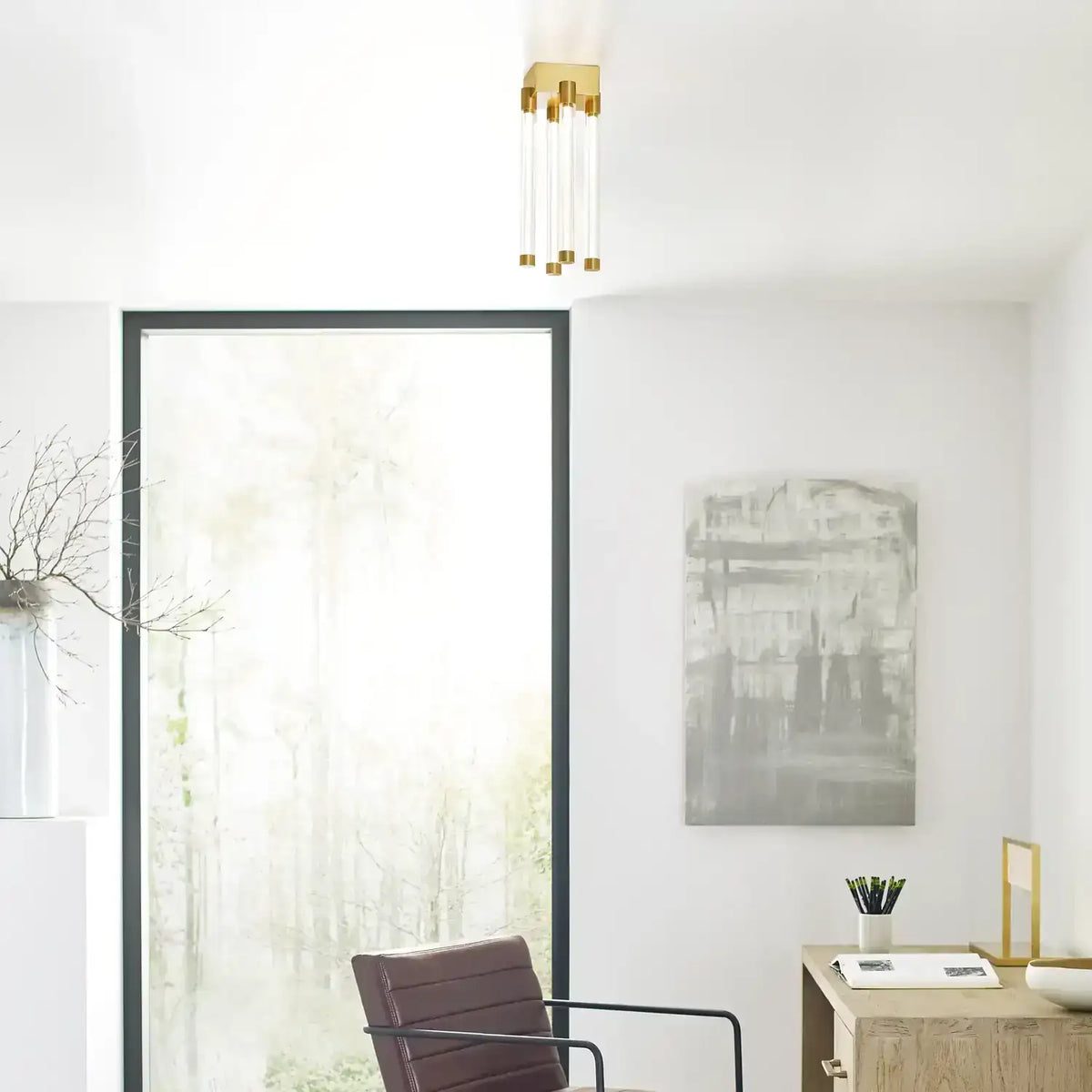 VISUAL COMFORT MODERN, PHOBOS CEILING, FLUSH MOUNT CEILING LIGHTS