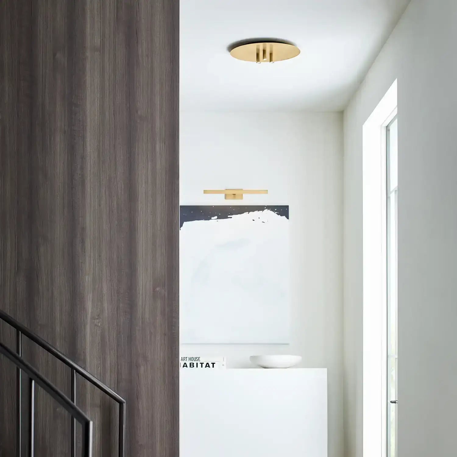 VISUAL COMFORT MODERN, PONTE FLUSH MOUNT, FLUSH MOUNT CEILING LIGHTS