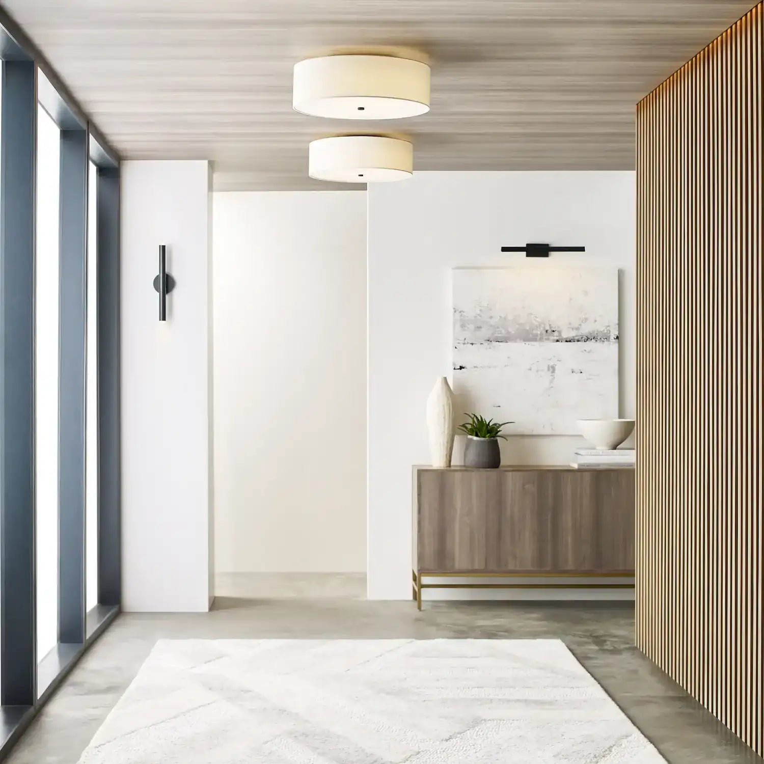 VISUAL COMFORT & CO., PULLMAN CEILING, FLUSH MOUNT CEILING LIGHTS