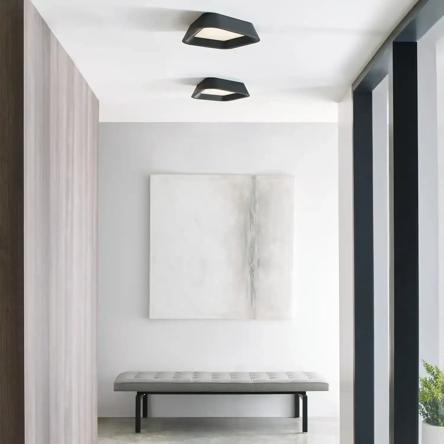 VISUAL COMFORT MODERN, RHONAN FLUSH MOUNT, FLUSH MOUNT CEILING LIGHTS