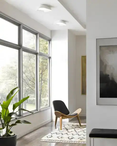 VISUAL COMFORT MODERN, RHONAN FLUSH MOUNT, FLUSH MOUNT CEILING LIGHTS