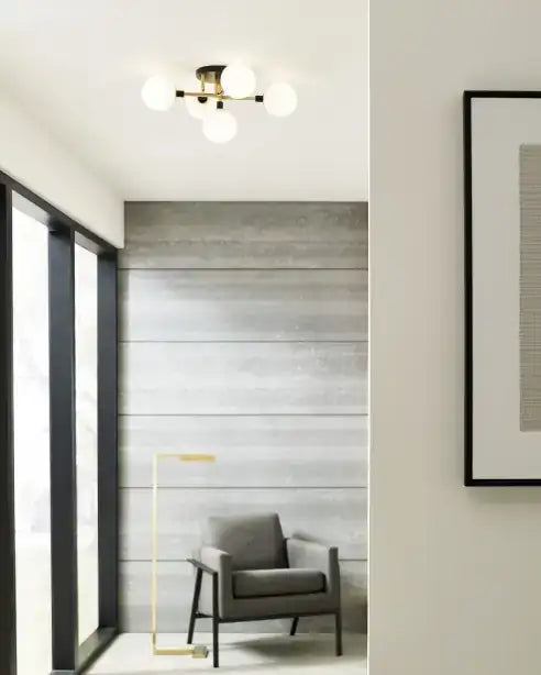 VISUAL COMFORT MODERN, VIAGGIO FLUSH MOUNT, FLUSH MOUNT CEILING LIGHTS
