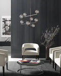 VISUAL COMFORT MODERN, GAMBIT CHANDELIER, CHANDELIER LIGHT