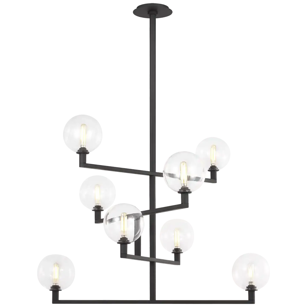 VISUAL COMFORT MODERN, GAMBIT CHANDELIER, CHANDELIER LIGHT