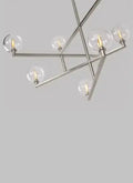 VISUAL COMFORT MODERN, GAMBIT CHANDELIER, CHANDELIER LIGHT