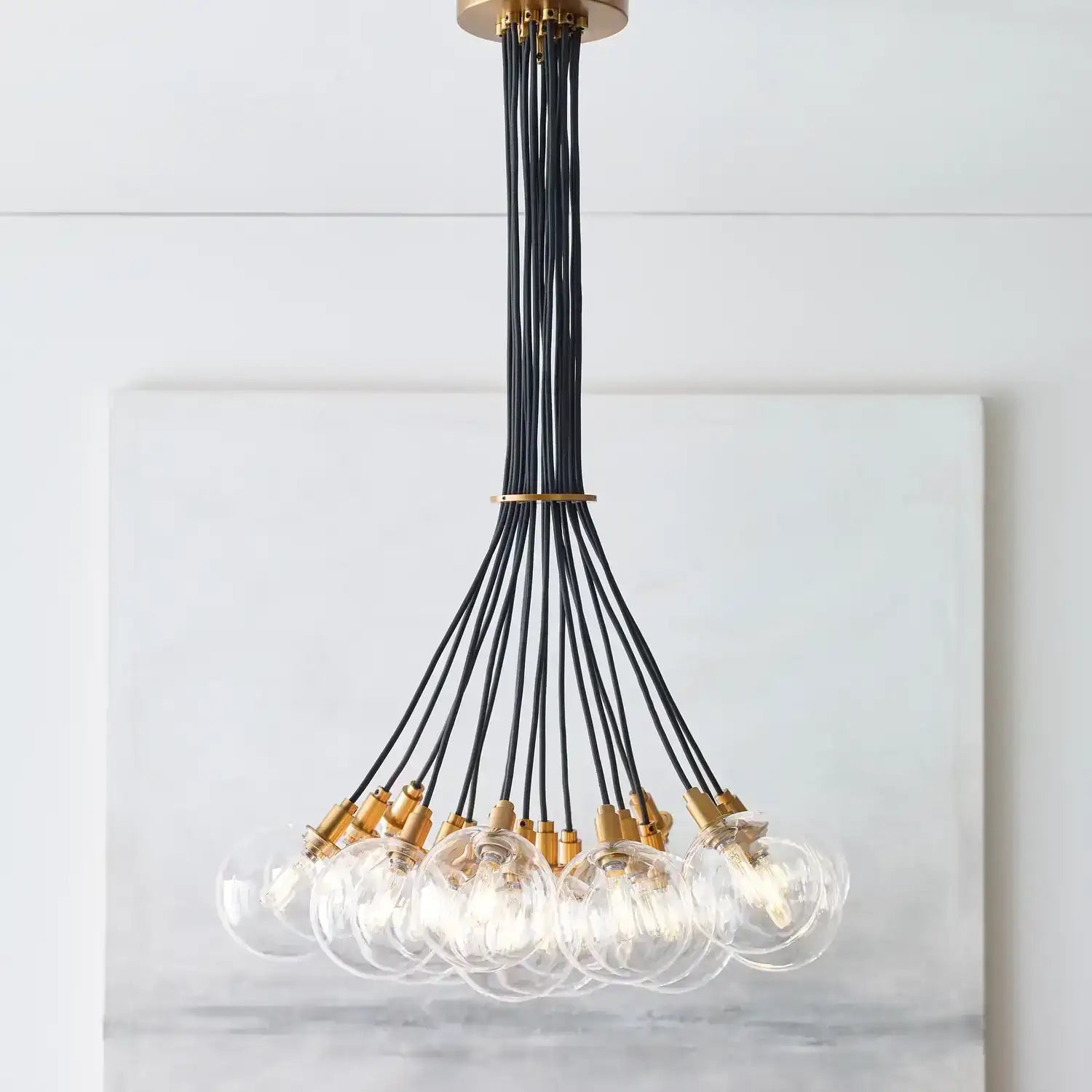 VISUAL COMFORT MODERN, GAMBIT CHANDELIER, CHANDELIER LIGHT
