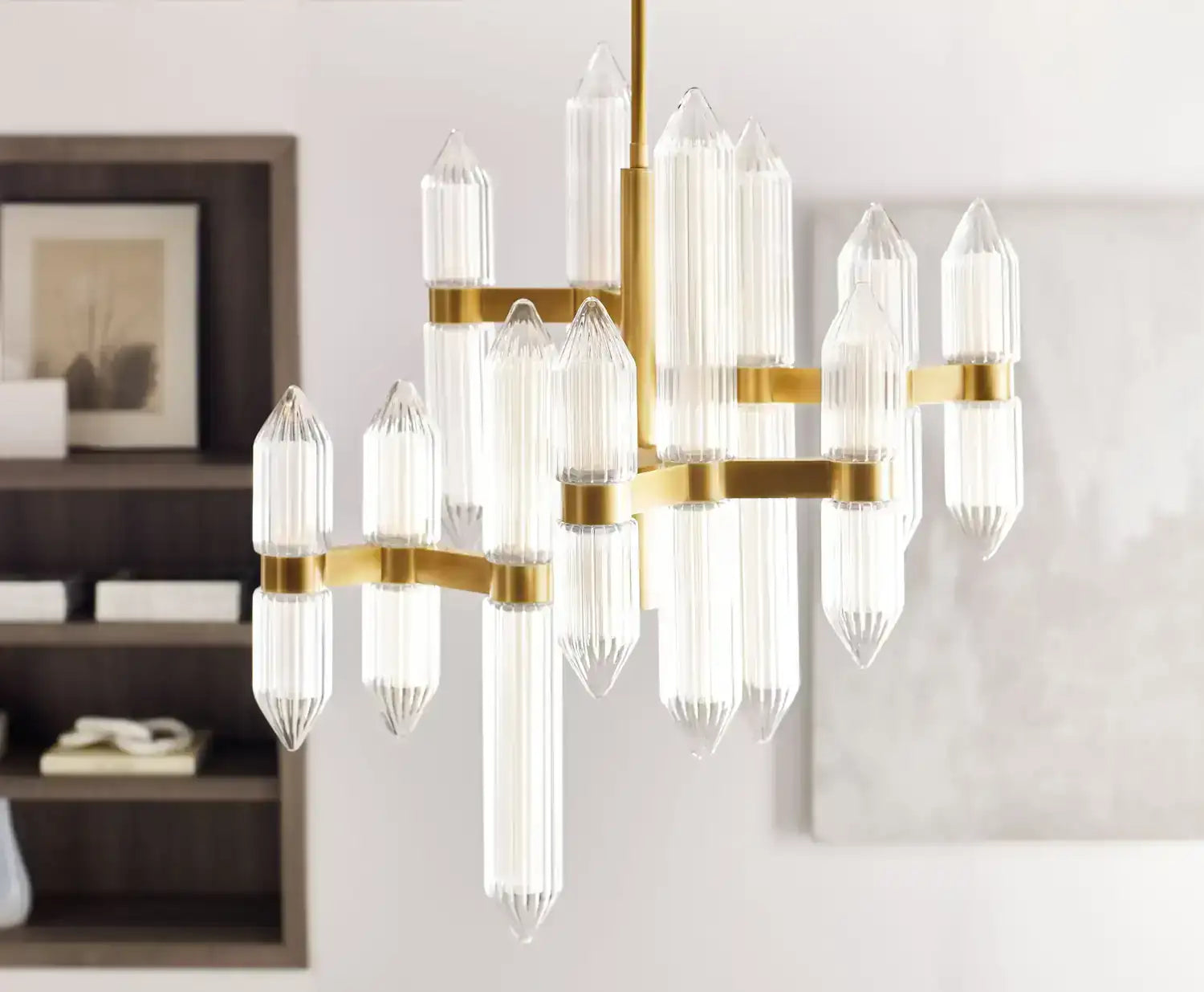 VISUAL COMFORT MODERN, LANGSTON CHANDELIER, CHANDELIER LIGHT