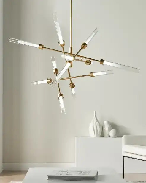 VISUAL COMFORT MODERN, LINGER ABSTRACT CHANDELIER, CHANDELIER LIGHT