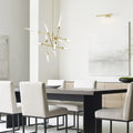VISUAL COMFORT MODERN, LINGER ABSTRACT CHANDELIER, CHANDELIER LIGHT