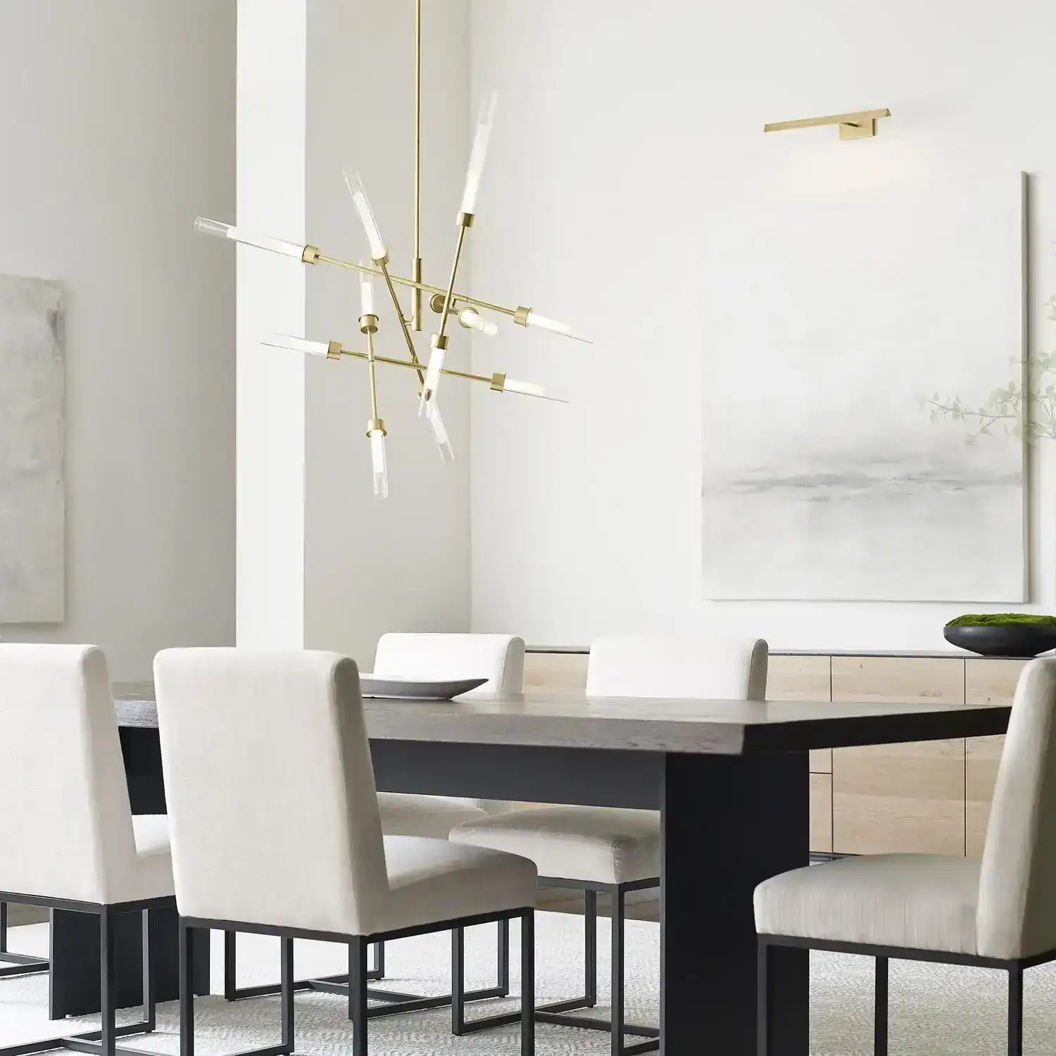 VISUAL COMFORT MODERN, LINGER ABSTRACT CHANDELIER, CHANDELIER LIGHT
