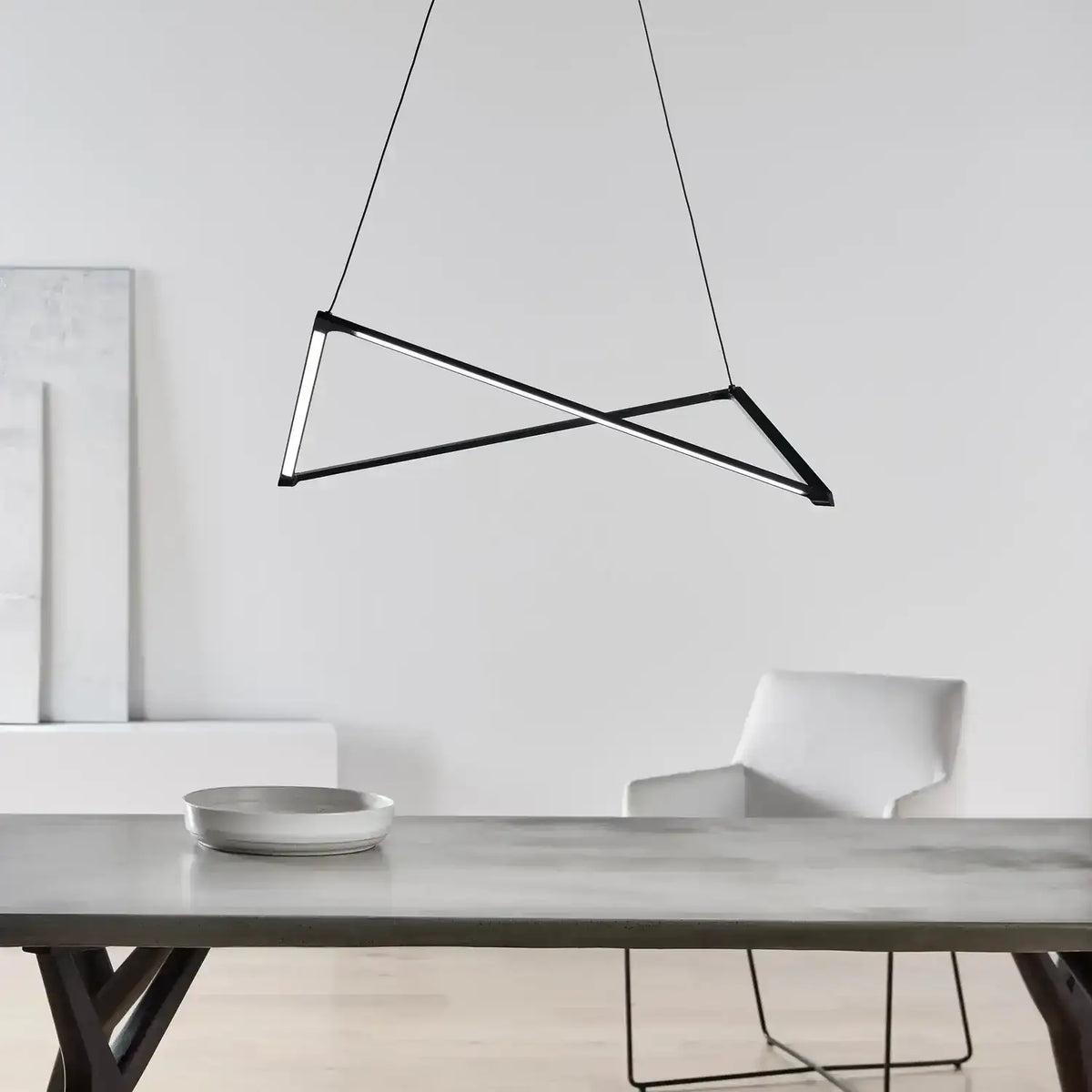 VISUAL COMFORT MODERN, BALTO LINEAR SUSPENSION, PENDANT LIGHT