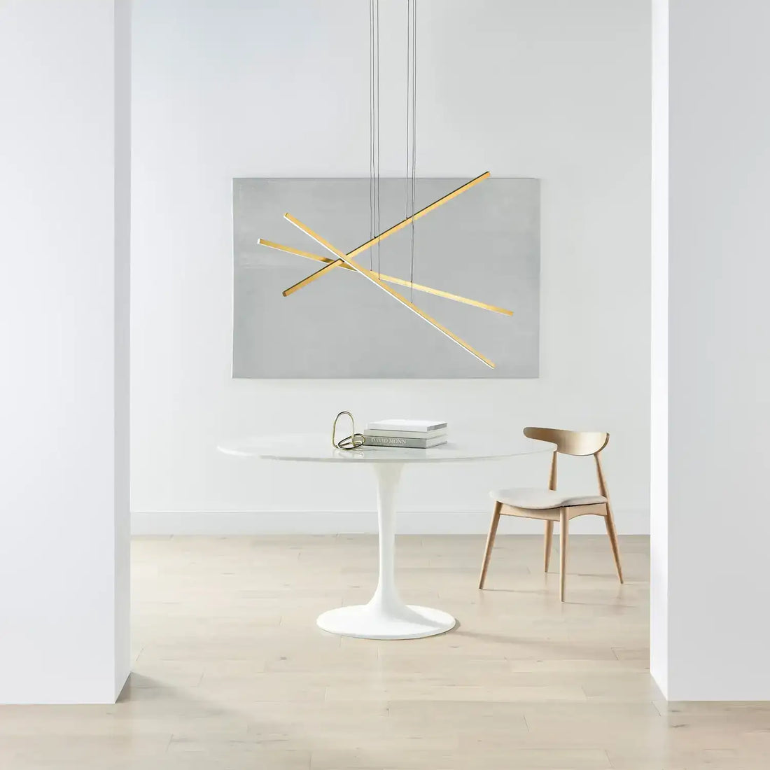 VISUAL COMFORT MODERN, ESSENCE TRIO LINEAR, CHANDELIER LIGHT
