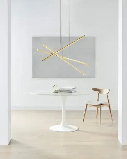VISUAL COMFORT MODERN, ESSENCE TRIO LINEAR, CHANDELIER LIGHT