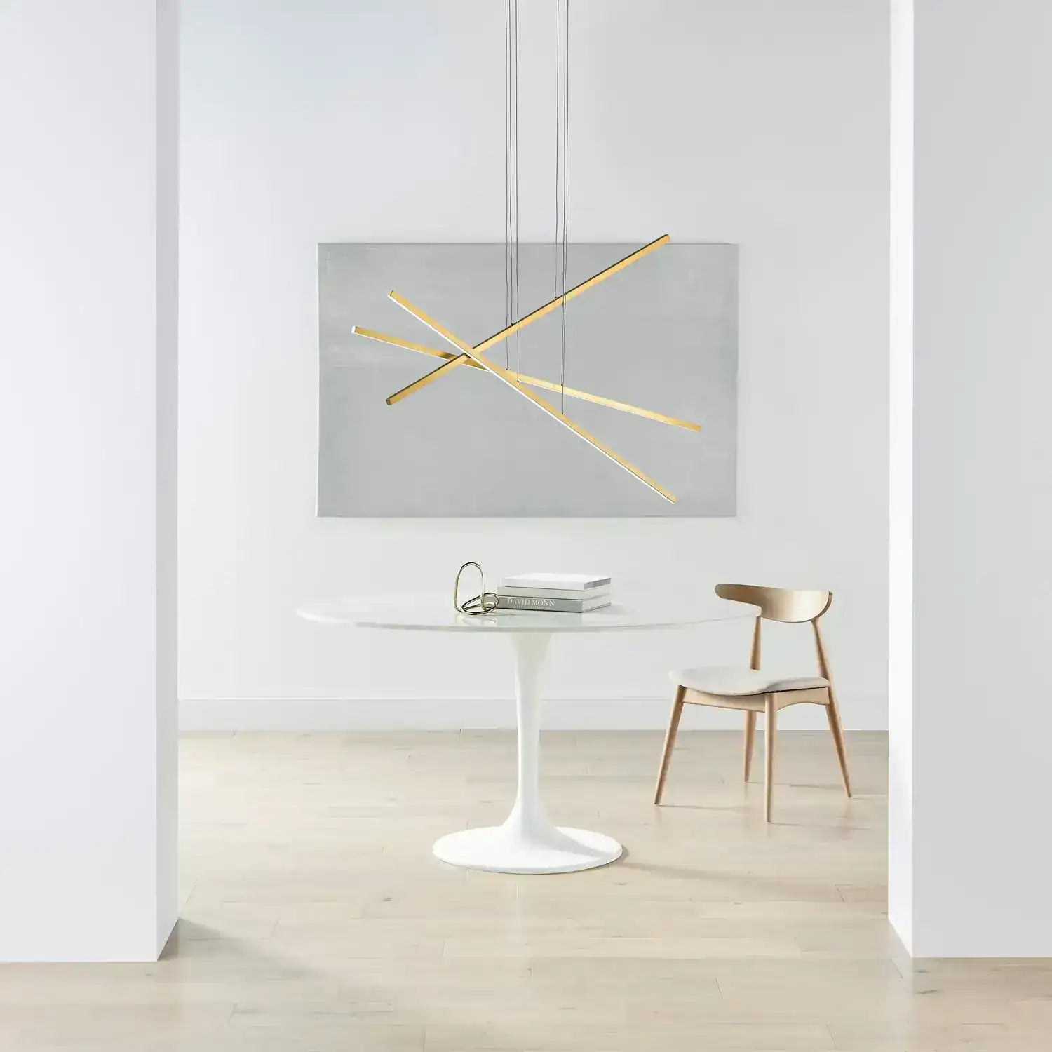 VISUAL COMFORT MODERN, ESSENCE TRIO LINEAR, CHANDELIER LIGHT