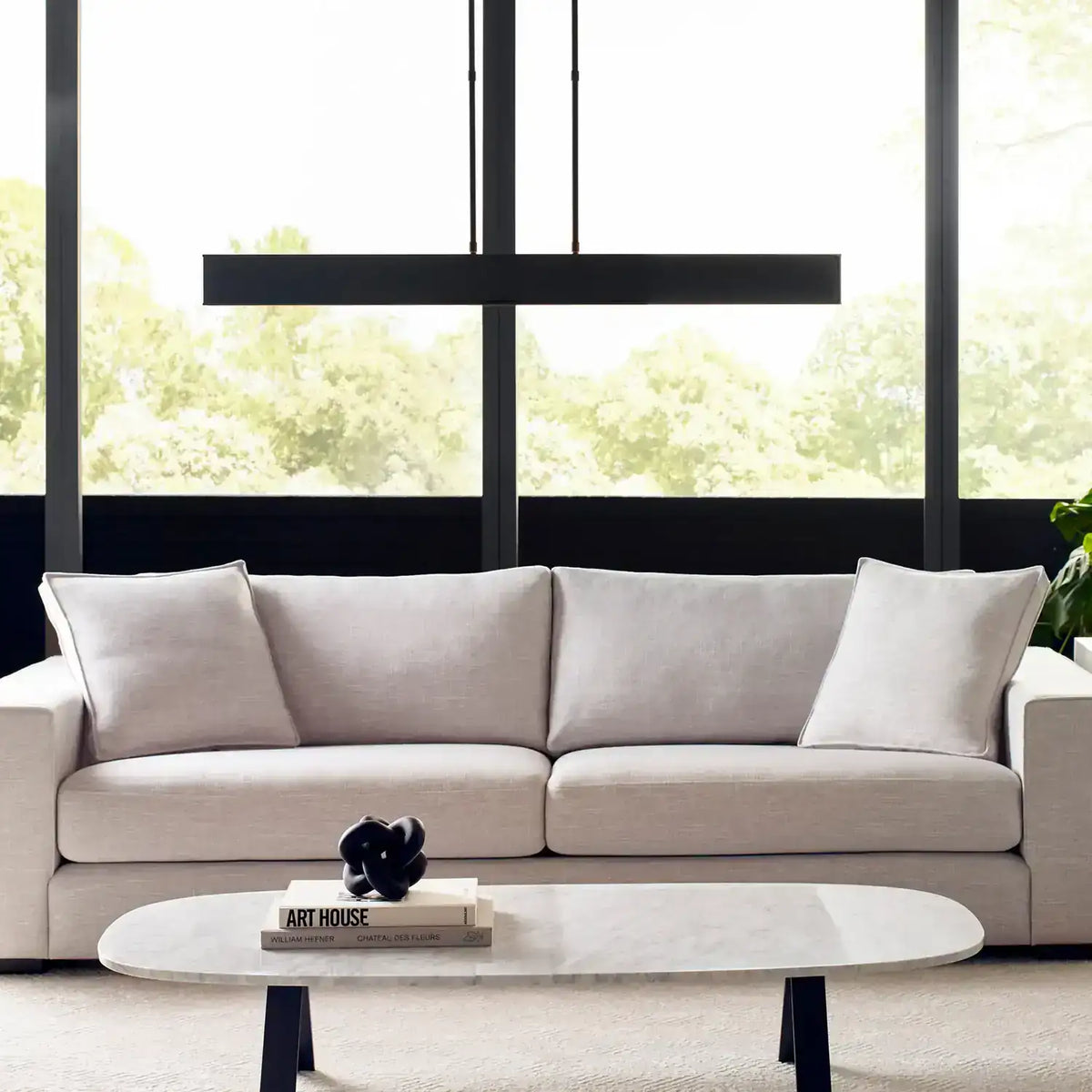 VISUAL COMFORT MODERN, I-BEAM LINEAR SUSPENSION, PENDANT LIGHT