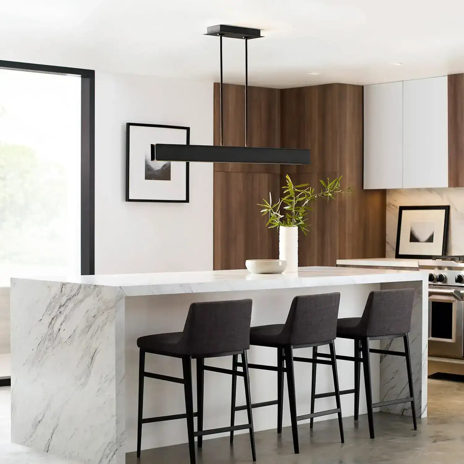 VISUAL COMFORT MODERN, I-BEAM LINEAR SUSPENSION, PENDANT LIGHT
