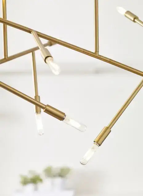 VISUAL COMFORT & CO., LINE WAVE CHANDELIER, CHANDELIER LIGHT