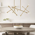 VISUAL COMFORT MODERN, LINE WAVE CHANDELIER, CHANDELIER LIGHT