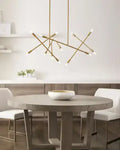 VISUAL COMFORT MODERN, LINE WAVE CHANDELIER, CHANDELIER LIGHT