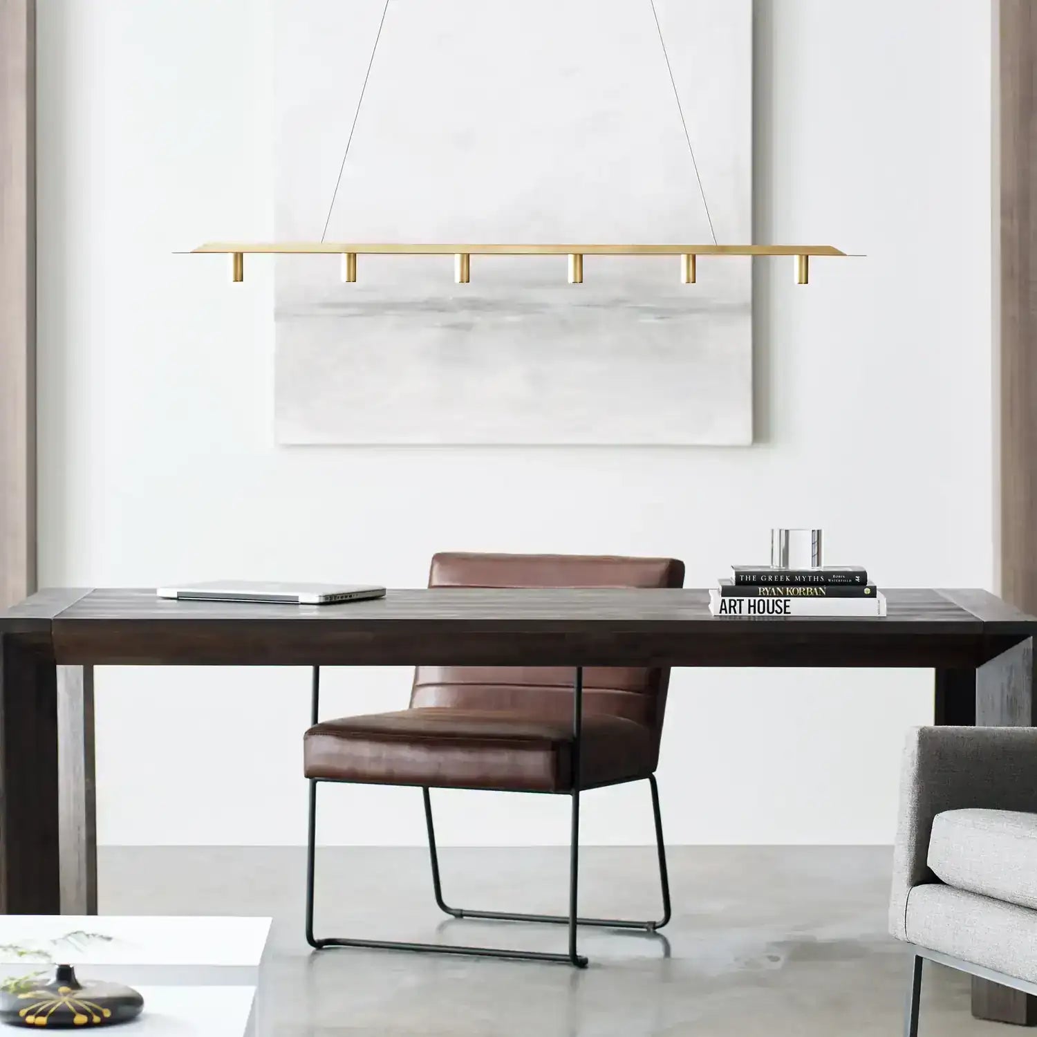 VISUAL COMFORT MODERN, PONTE LINEAR SUSPENSION, PENDANT LIGHT